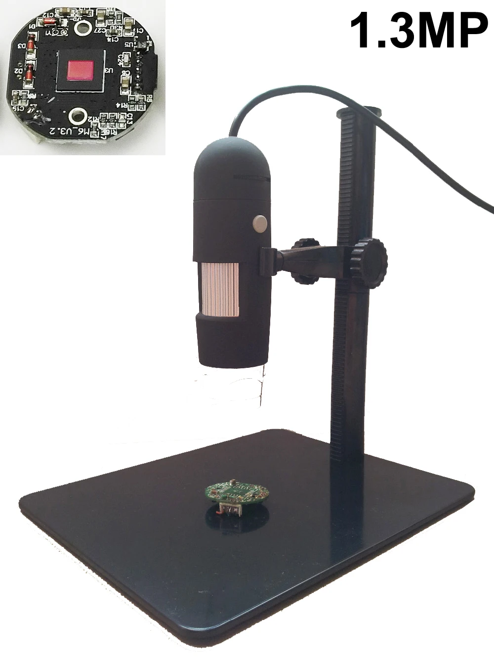 1.3MP big stand USB цифровой микроскоп поддержка мобильного телефона и ПК - Цвет: 1.3MP big stand