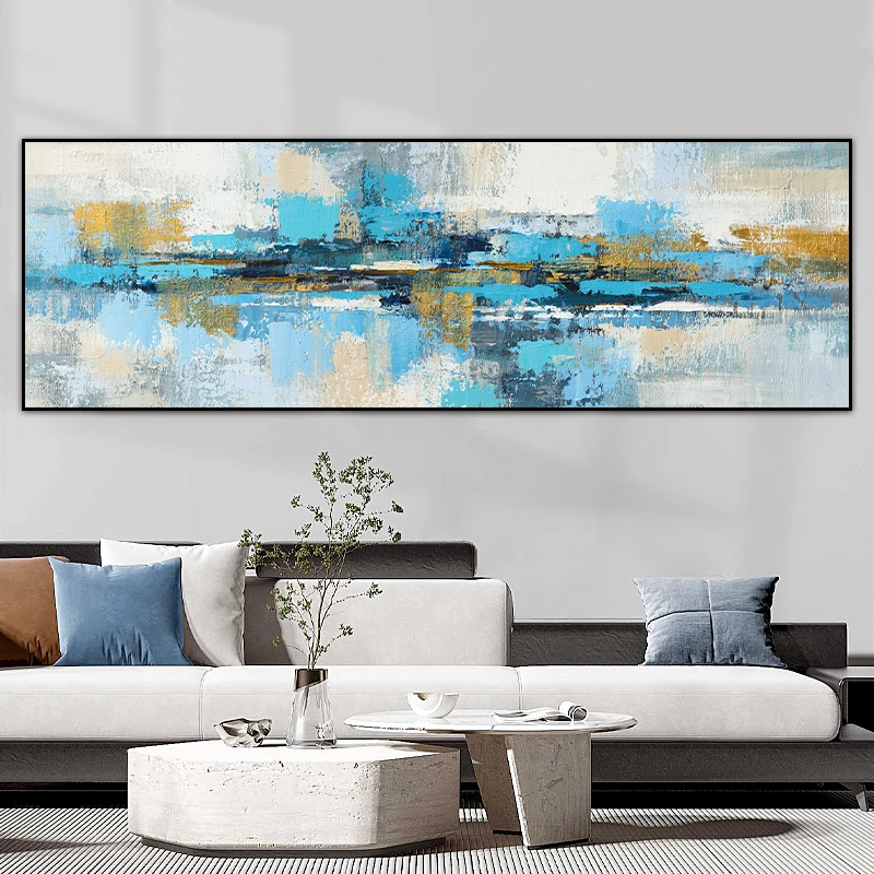 

Современная Абстрактная масляная живопись на холсте, плакаты и принты, настенная живопись, холст, картина для гостиной, домашний декор