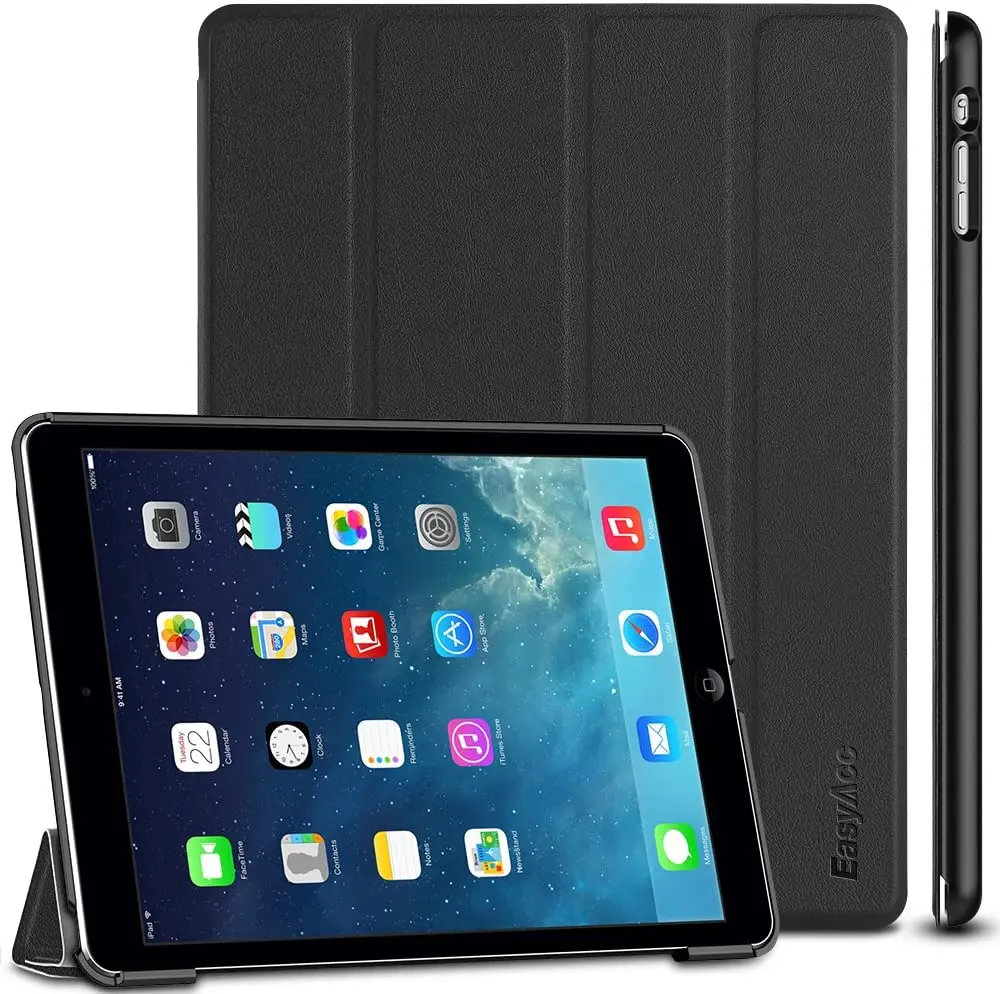 EasyAcc®Смарт чехол из ПУ кожи для iPad Air 1 умный с подставкой автоматический сон