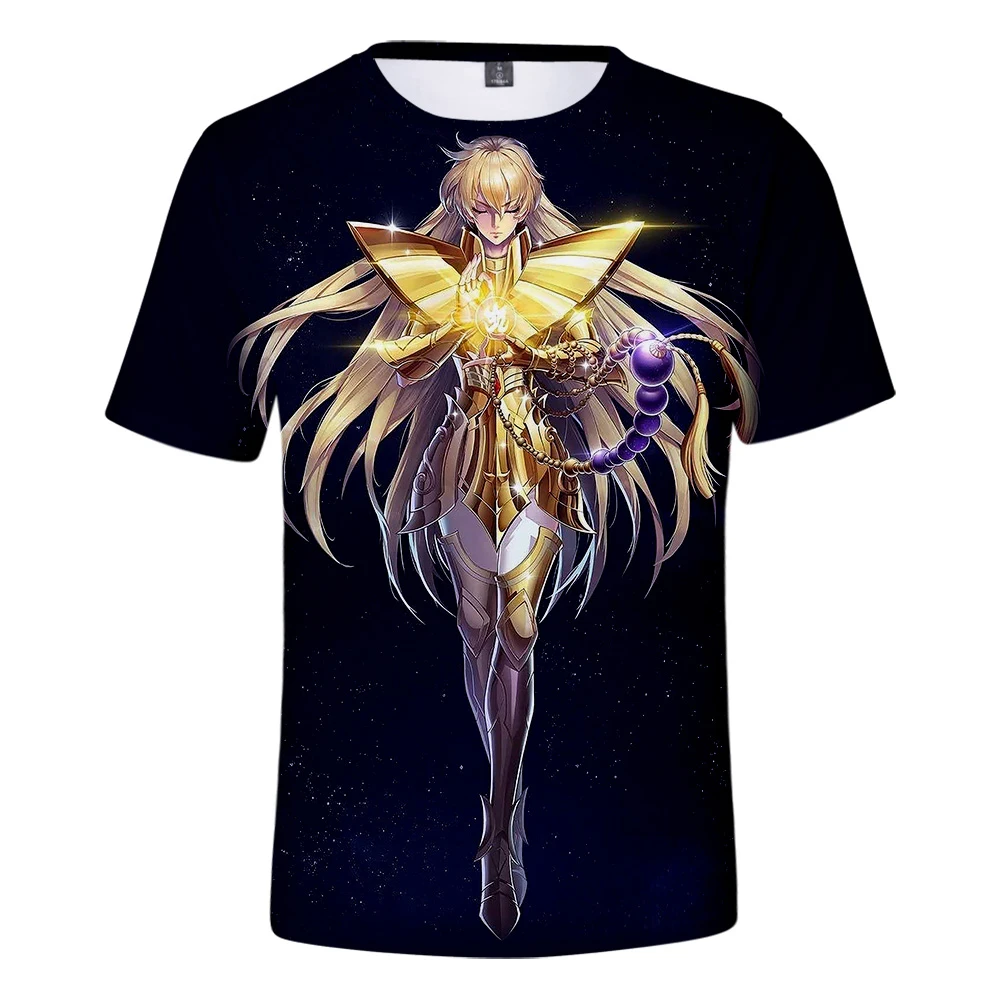 Лидер продаж модная футболка с 3D принтом Saint Seiya для мужчин и женщин летняя