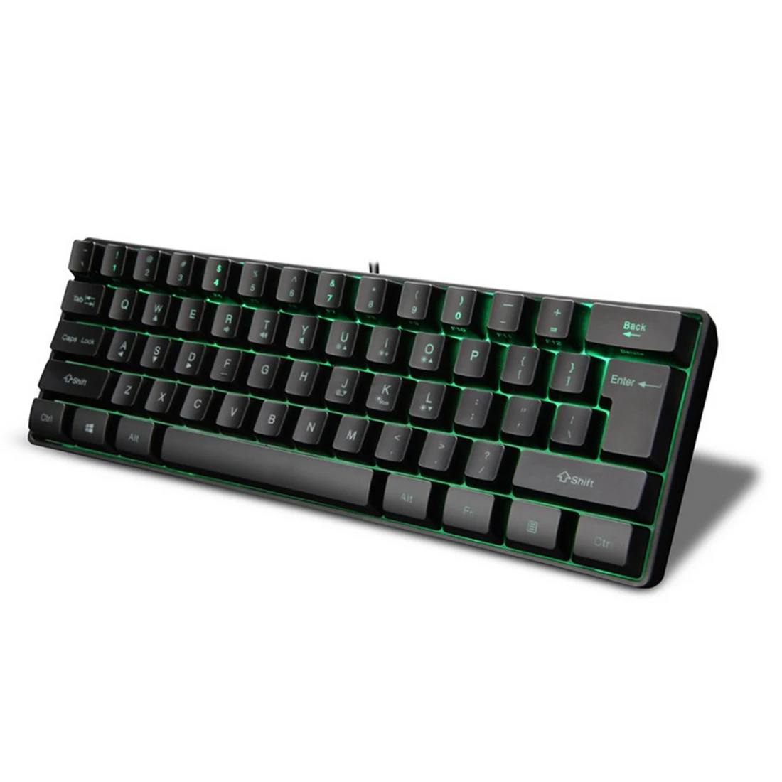 

YK61 61 Keys Wired N-key Rollover Gaming mechanical Keyboard Gaming Keyboards for Tablet Desktop PC game Office Electronic Games