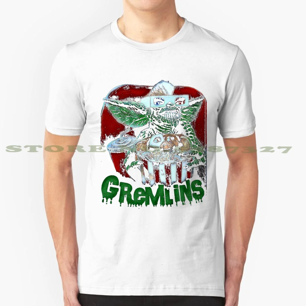 

Страшный фильм графика забавная фотография футболка Gizmo Gremlins