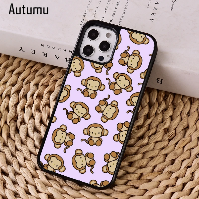 Чехол с Обезьянами для iPhone 12 mini X XS XR 11 Pro Max SE 2020 5 6S 7 8 Plus Samsung S8 S9 S10 S20 S21 | Мобильные