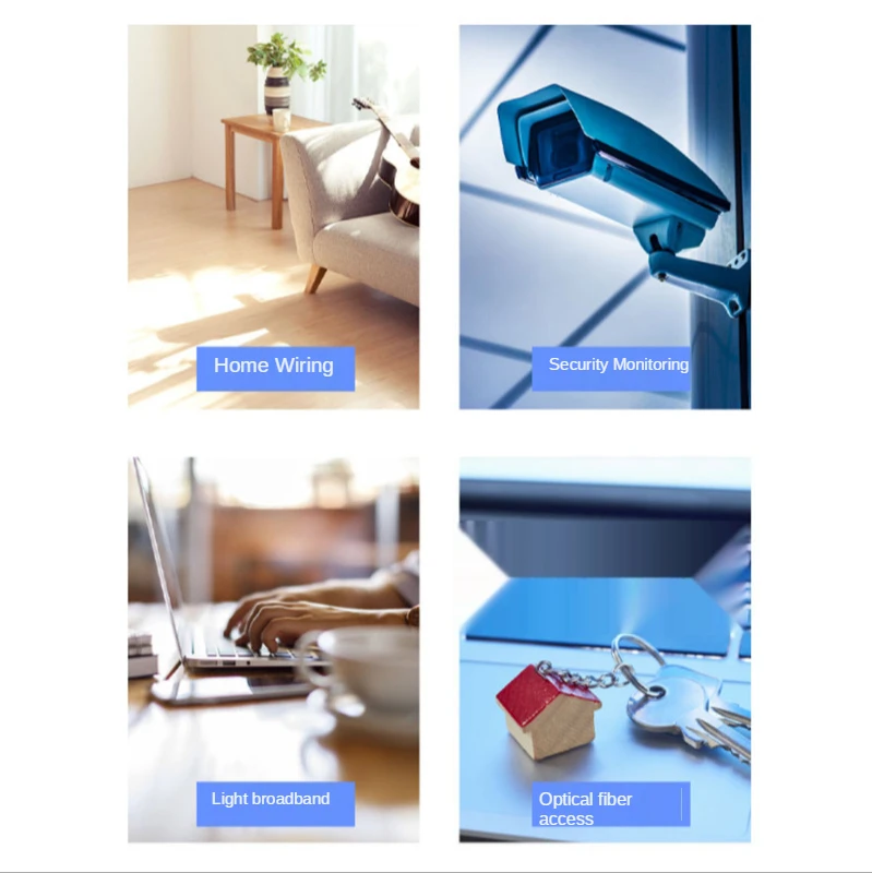 500 м прозрачное невидимое внутреннее одномодовое одножильное Оптическое волокно