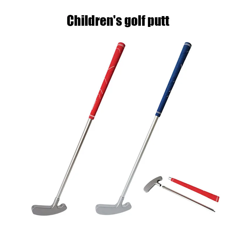 Двухсекционный двухсторонний прут из алюминиевого сплава для игры в гольф, для детей, для начинающих, для игры в гольф
