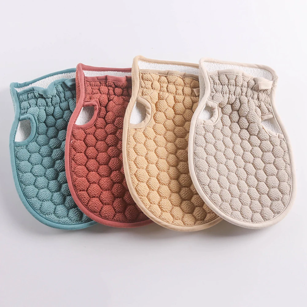 Банные рукавицы для душа отшелушивающая SPA Массажная рукавица сетчатые частицы