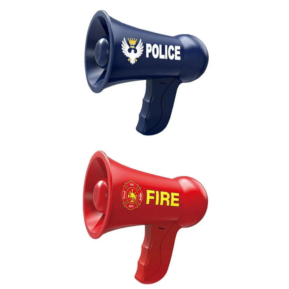 2x детская Мегафоны портативных игровых консолей классически полиции Bullhorns