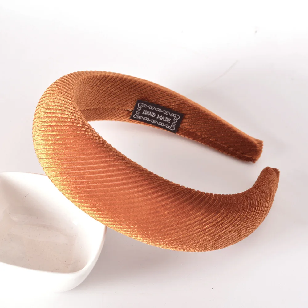 

Leopard Padded Headbands For Women Wide Bezel Hairbands Thick Velvet Hair Hoop Girls Sponge Non Slip Hairband Hair Accessories20
