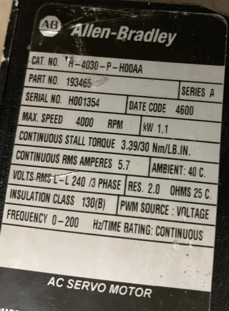 

H-4030-P-H00AA used in good condition can normal working