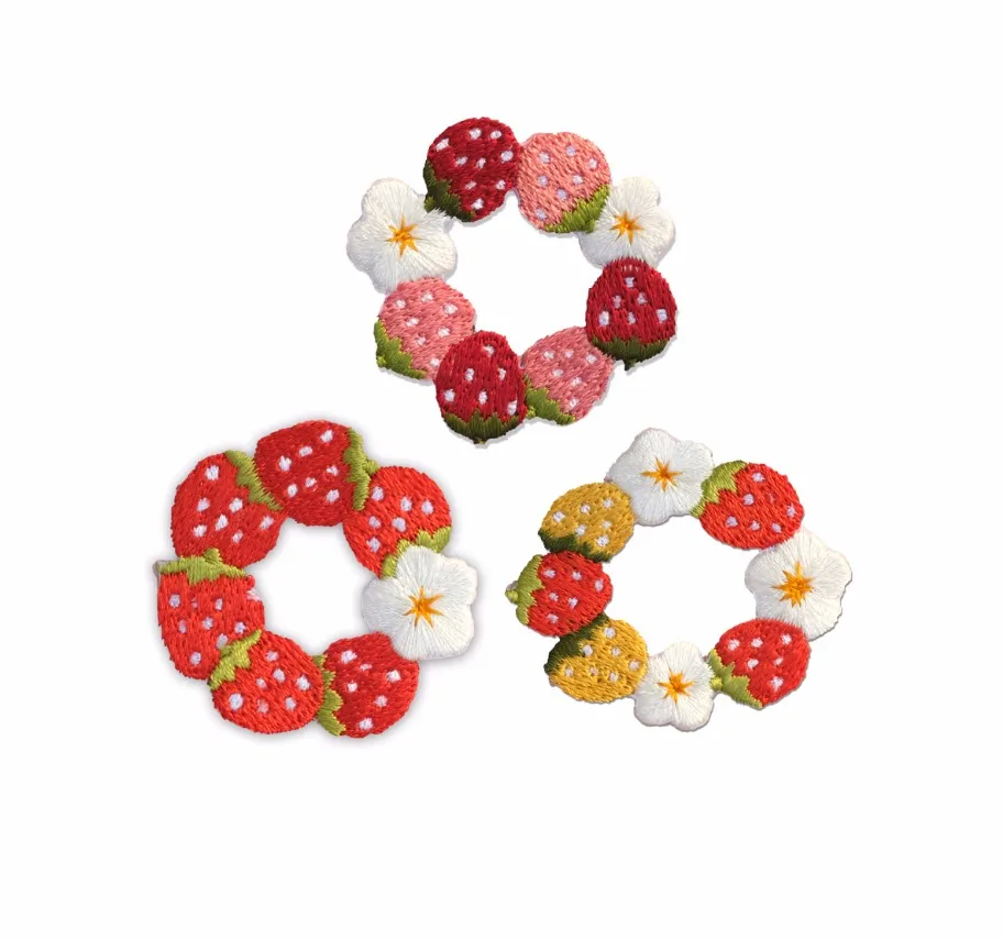 Patch hot patch on clothes fashion sweetheart strawberry doughnut pattern clothing repair DIY design accessories | Дом и сад