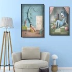 Картина на холсте с принтом николетта церкколи, модульное искусство стен, картины HD Girl, сказочный мир, домашний декор, рамка для спальни