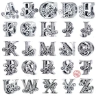 Подвеска из серебра 100% пробы в виде букв алфавита