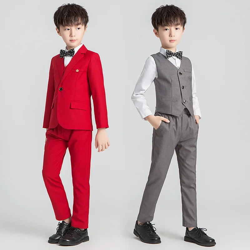 

Dollplus Kids Suit for Boy Formal Boys Suits for Weddings Gentleman Children Clothing Infantil Costume Enfant Garcon Mariage