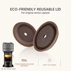 Многоразовый силиконовый чехол ICafilas для капсул Nespresso Vertuo, одноразовые оригинальные колпачки для кофе, фильтр для следующей машины Vertuo