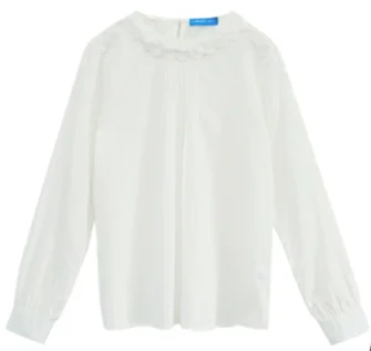 6284 white blouse Весенне-осенний Однотонный свитер в Корейском стиле с круглым вырезом женские вязаные свитера кардиганы женские(C6284 - Цвет: 6284 white blouse