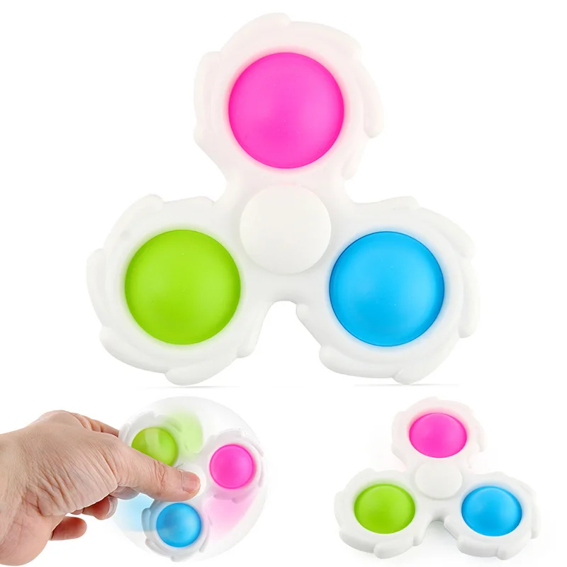 

Fidget Toys Antistress Hand Spinner Candy Color Pressure Reliever Board Controller Decompression Edamame Squishy Stress Toy