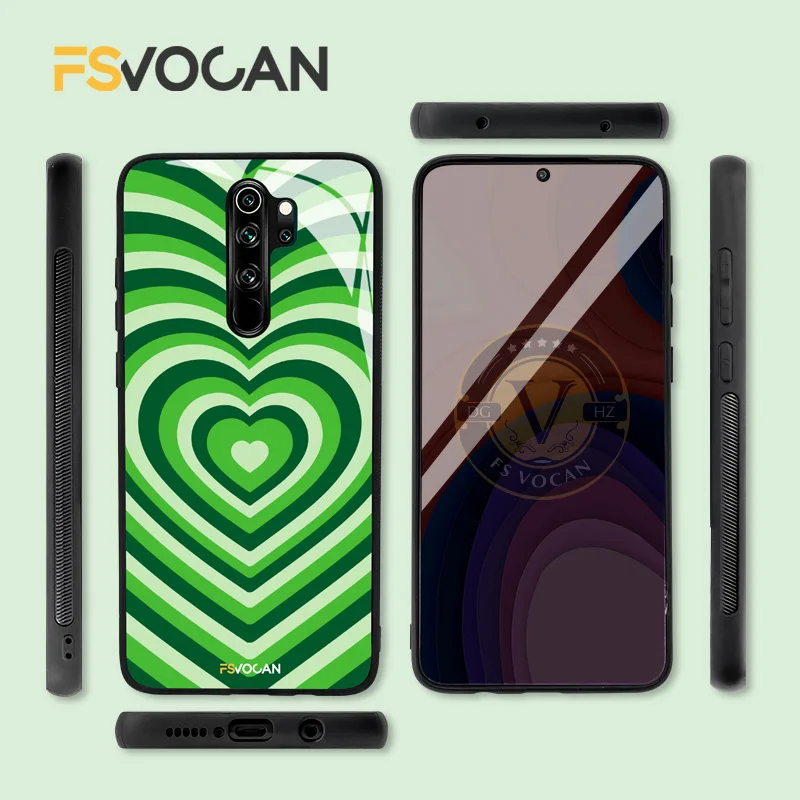 Love Heart Cover For Xiaomi Redmi POCO Latte Coffee Silicone Phone Case For Note 11 10 9 8 Pro 8T 9s 9C 9A X3 NFC M3 F3 10S 5G