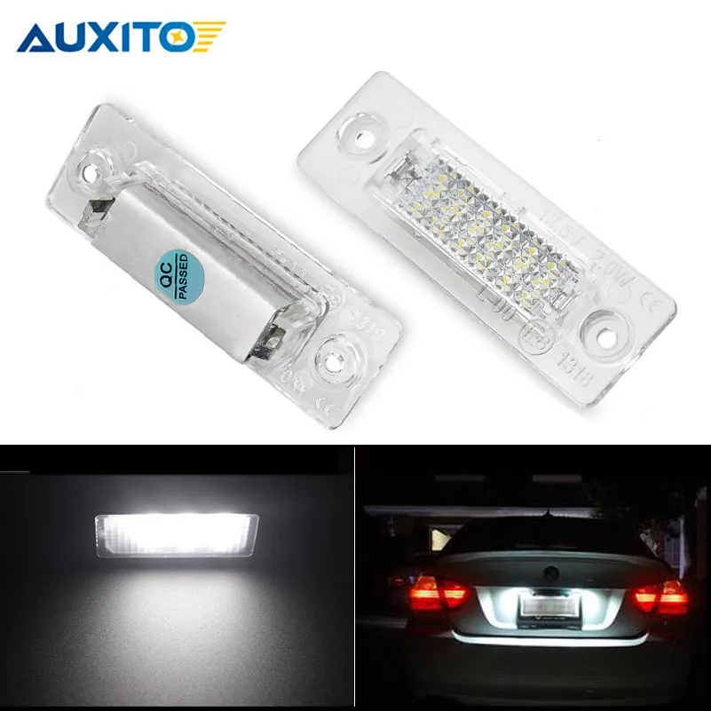 AUXITO 2 х Автомобильный светодиодный номерной знак светильник лампы 12V для Volkswagen VW