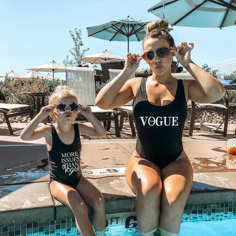 Купальник для мамы и дочки бикини пляжная одежда топы качественный летний