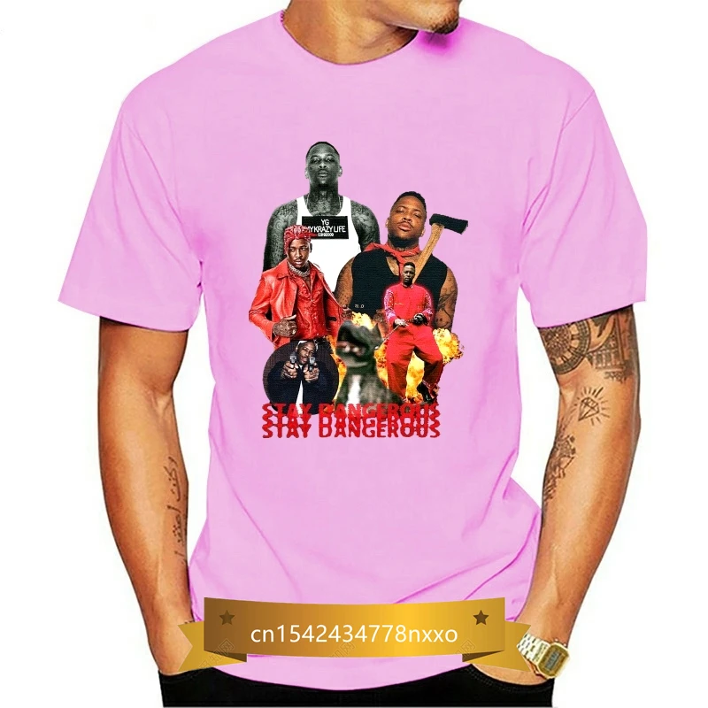 

Vintage YG Stay Dangerous Hip Hop Rapper Retro T Shirt Size S M L XL 2XL