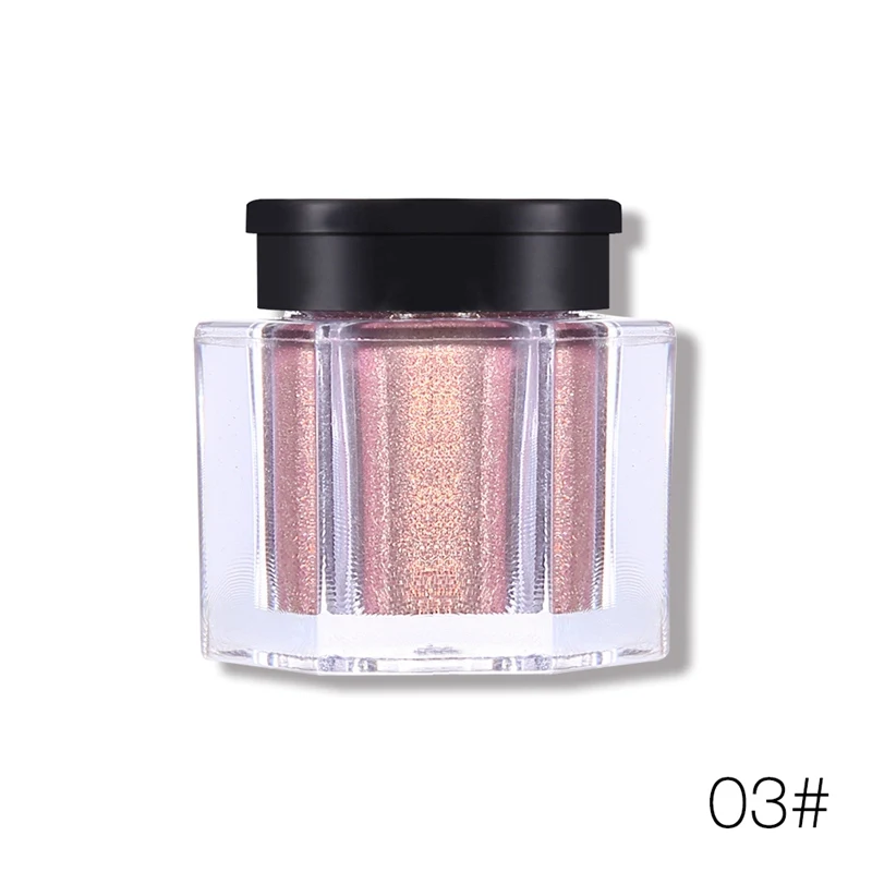 03 Rose Goals Miss Rose алмазные блестящие тени для век 24 цвета Одиночная Палетка осветитель макияж Мерцающие Металлические тени для век блеск пигмент косметика - Цвет: 03 Rose Goals