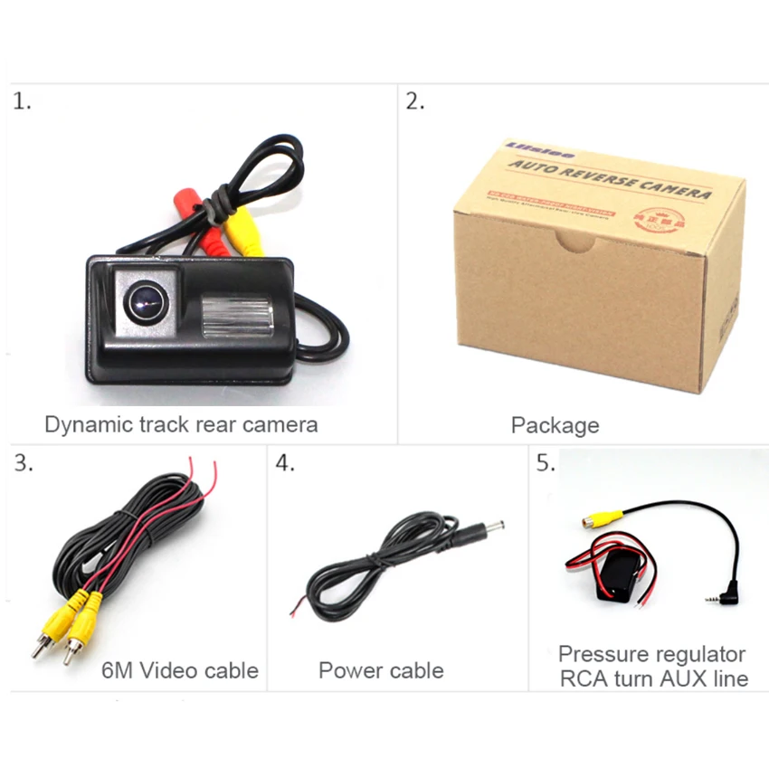 

Krtabo HD Car Parking Camera For Toyota Corolla EX 2009 2010 2011 2012 Rear View Camera Waterproof Reverse Backup Camera