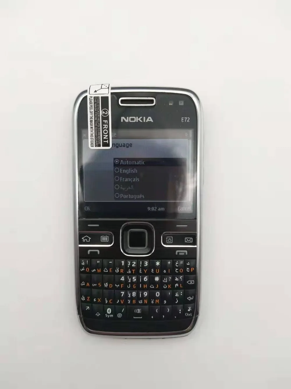 E72 Nokia E72 мобильный телефон 3g Wifi gps 5MP черный разблокированный E серия смартфон и один год гарантии отремонтированный