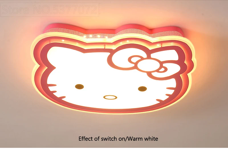 Pink Cartoon Cute Baby Girls Room Ceiling Light Princess Beautiful Kids Bedroom Ceiling Lamp Child Children Room Ceiling Light