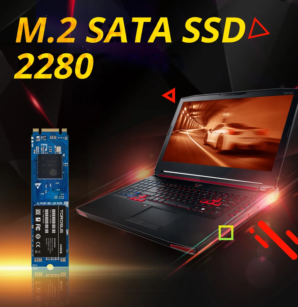 Torosus M.2 SSD 240 gb 480gb SSD m2 2280 120gb SSD SATA NGFF Внутренний твердотельный накопитель для ноутбука
