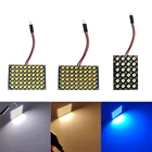 T10 Festoon BA9S LED W5W C5W новая суперъяркая светодиодная панельная лампа для салона автомобиля, лампа для чтения купола, автомобильный светильник на крышу белогоголубого цвета