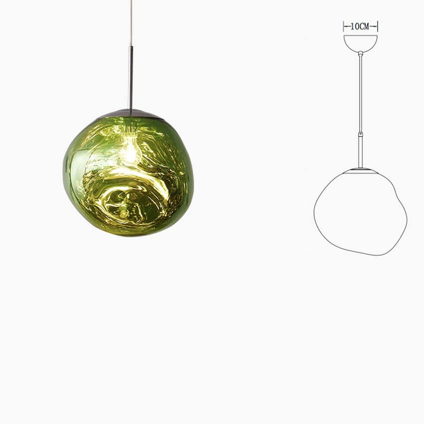 Стеклянная светодиодная Современная Подвесная лампа скандинавские люстры из