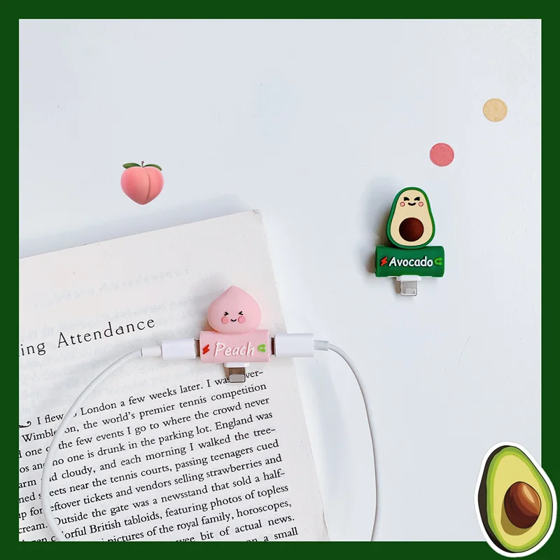 Милый аудио адаптер Avocado 2 в 1 для IPhone X XR разъем зарядное устройство для наушников адаптер для Lightning Jack 3,5 мм наушники AUX кабель