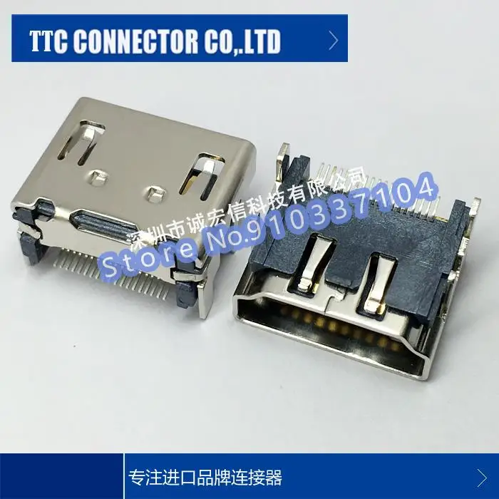 

10 шт./лот 500254-1927 05002541927 0,5 мм 19P разъем HDMI 100% новый и оригинальный