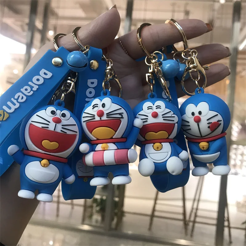 

Doraemon Key Chain Cute Cartoon Creative Anime Figure Nobi Nobita Key Chains Cat Children Pendant Couple's Charm Gift Key Ring