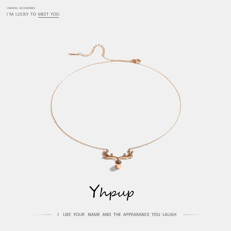 Yhpup Романтический I Love You на ста языках Классическая Подвеска ожерелье Олень
