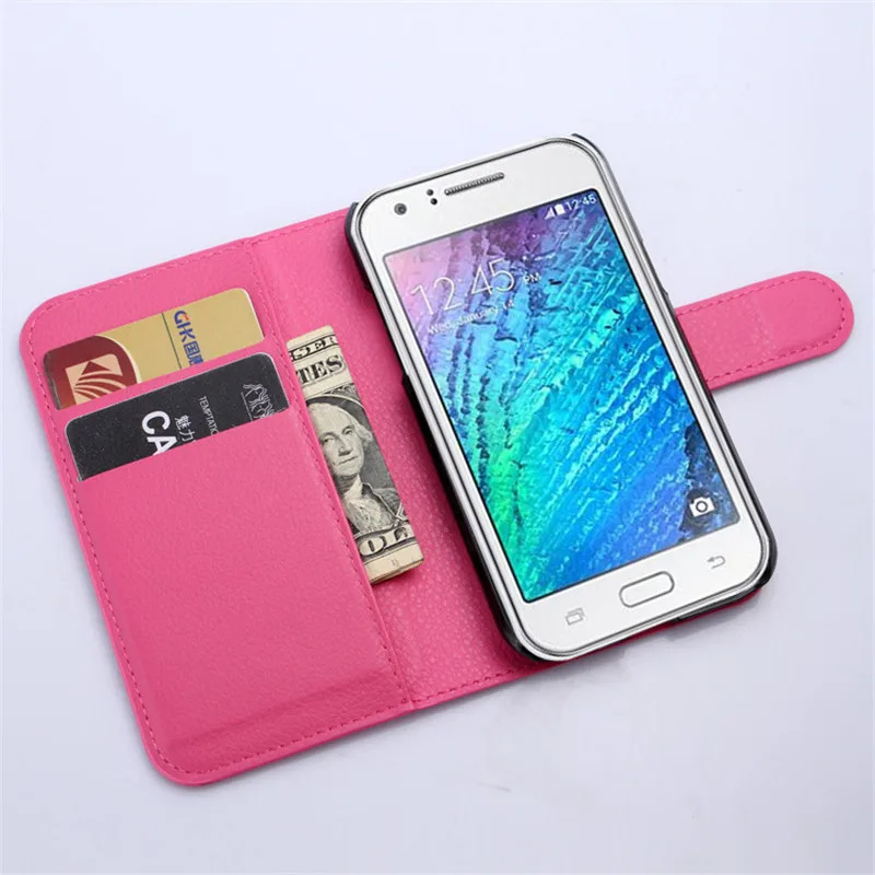 Для samsung Galaxy J1 чехол флип чехол samsung J1 кожаный чехол для samsung J1 J120F/J1 J100 Coque