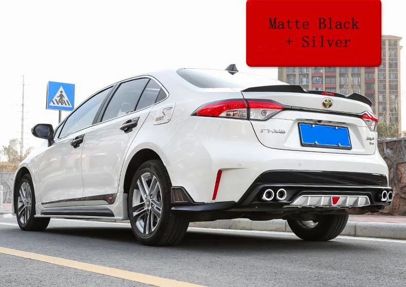 Задний диффузор для TOYOTA LEVIN ( COROLLA ) 2019 2020 2021 высококачественные автомобильные