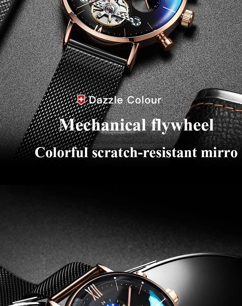 SSS качественные мужские часы tourbillon минималистичные автоматические часы новейший дизайн швейцарское снаряжение Наручные часы дизельные механические часы для мужчин