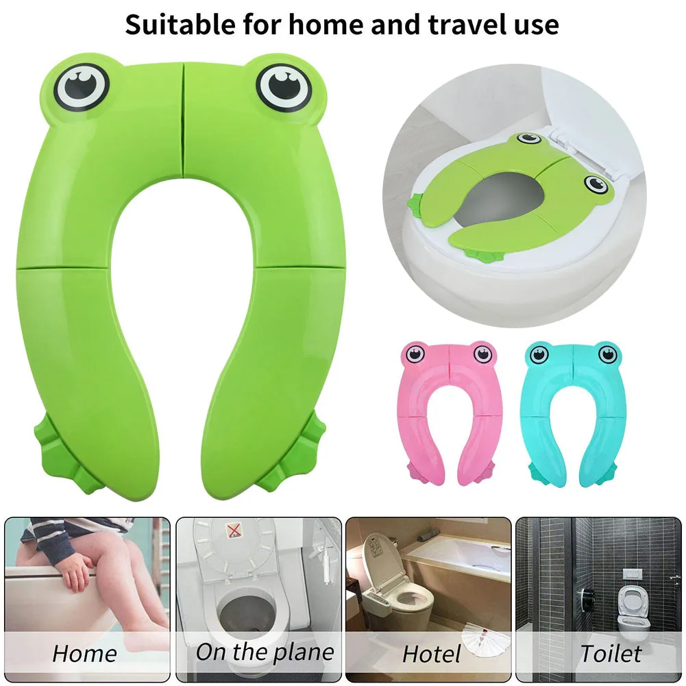 Портативный складной детский горшок коврик для сиденья унитаза тренировочное