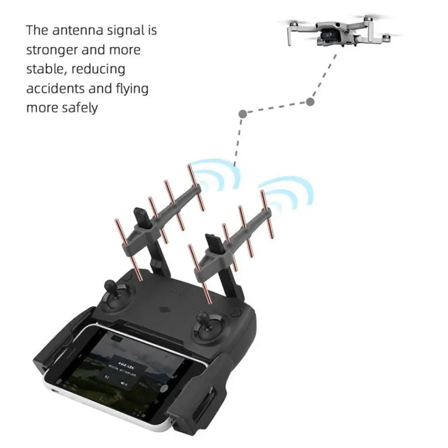 

2.4Ghz Yagi Antenna Remote Control Signal Booster For Dji Mavic 2 Zoom Mavic Pro Mini Air Phantom 4 FPV Signal Range Extender