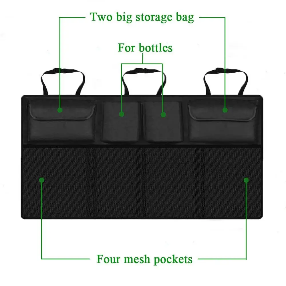 Car Back Seat Organizer Bag Storage Multi Pocket Hanging Nets Trunk Auto Stowing Tidying Interior Accessory Supplier | Автомобили и