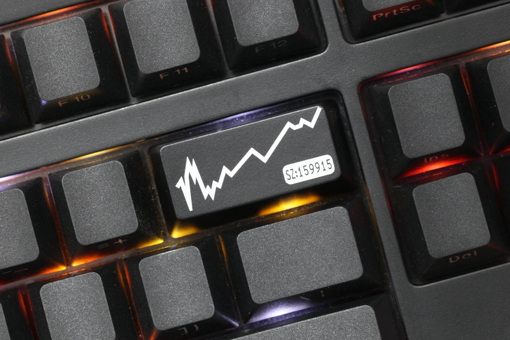 Новинка блестящий колпачок для клавиатуры АБС-пластик в наличии США NASDAQ DJI ChiNext rise