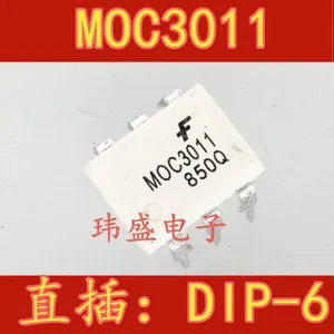10pcs MOC3011 MOC3011M MOC3011SR2M DIP-6