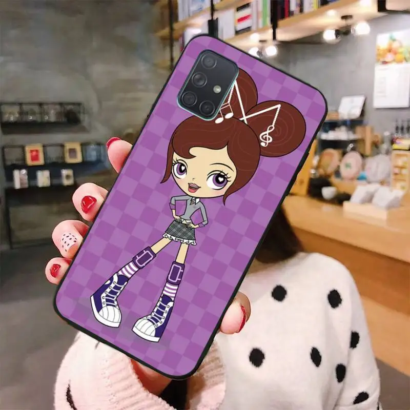 CUTEWANAN мультфильм Kuu Harajuku черный ТПУ мягкий чехол для телефона Samsung A10 A20 A30 A40 A50 A70 A80