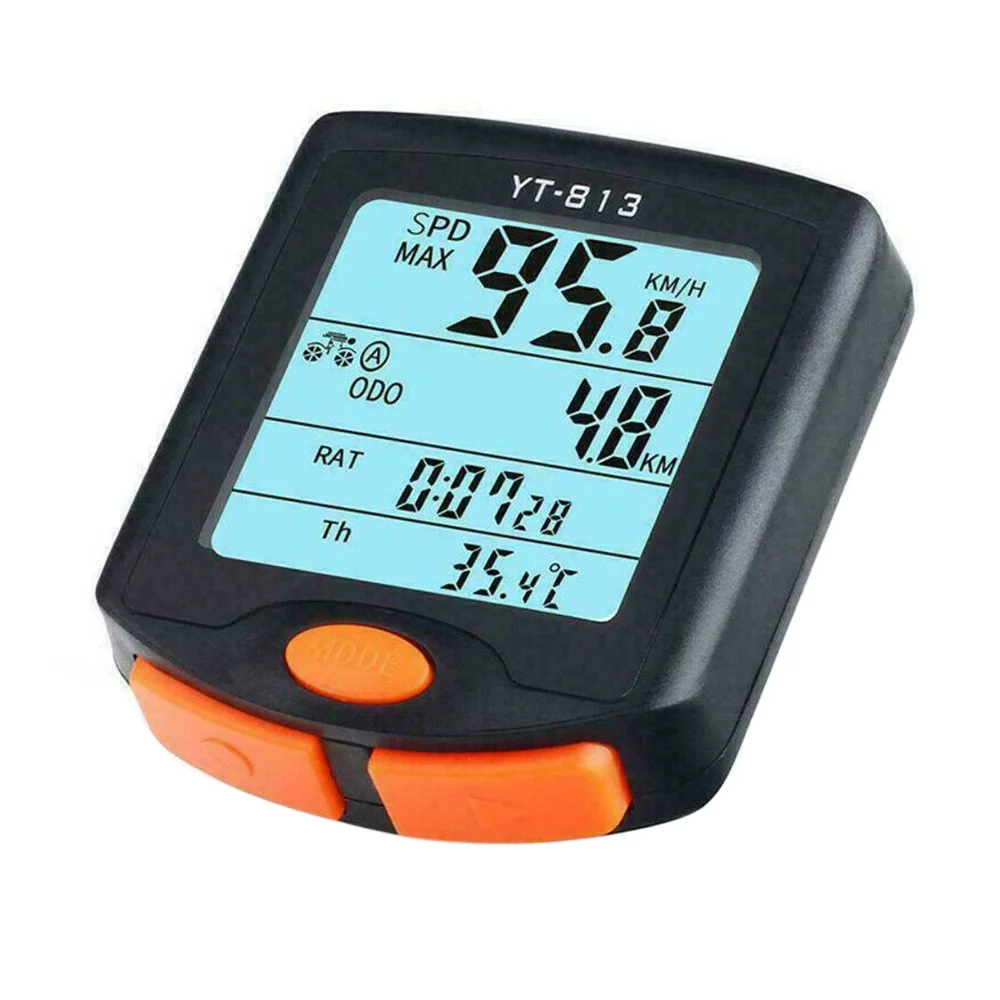 

Waterproof Bicycle Computer Wireless Wired MTB Bike Cycling Odometer Stopwatch Speedometer Watch LED Digital Rate
