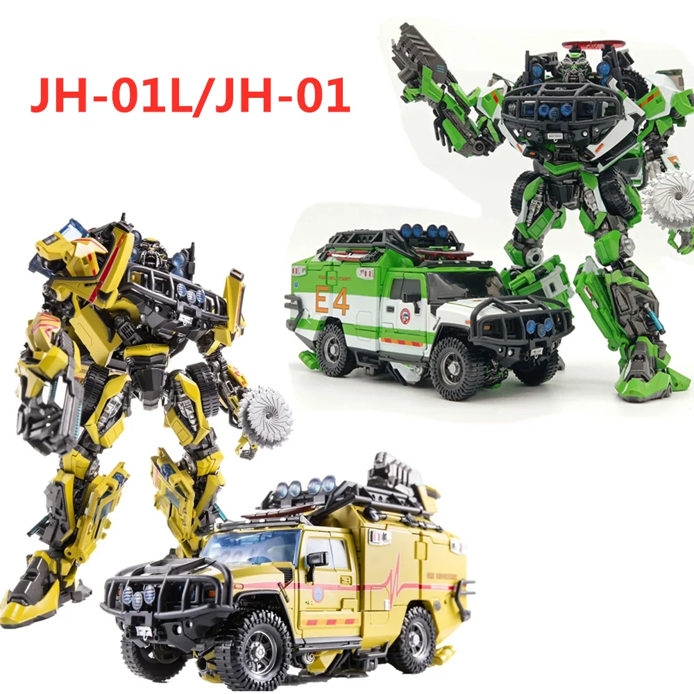 

JH Transformation JH-01 JH-01L MPM-11 Ratchet MPM11 Yellow Green Version Movie Edition Action Figure KO Robot Toys With Box