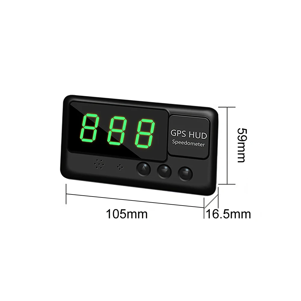 

ALLOMN HUD Head-Up Display Car-Styling Display Eye Protection Overspeed Warning Windshield Projector Alarm System Universal Auto