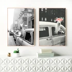 ВИНТАЖНЫЙ ПЛАКАТ с принтом ламы, фотография Нью-Йорка, лама в такси на Таймс-площади, Холщовый плакат с принтом, ретро настенное искусство, домашний декор