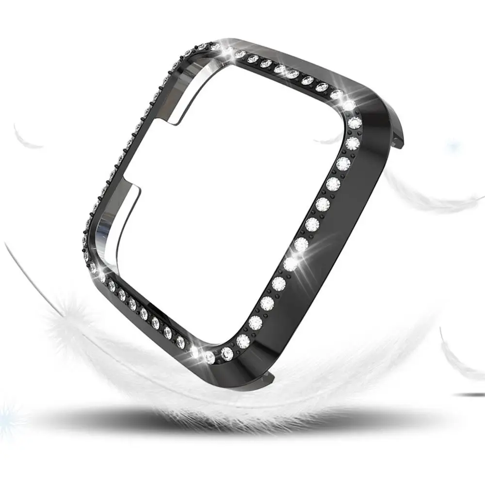 2020 новые бриллиантовые Чехлы для ПК Fitbit Versa ремешок Смарт-часы чехлы Lite модные