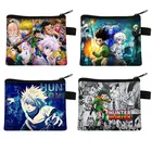 Японское аниме, популярный мультяшный кошелек для полной охоты, кошелек для монет Hunter X Hunter, Студенческая Холщовая Сумка для монет, мультяшная сумка для хранения, подарок
